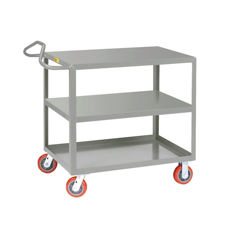 LITTLE GIANT 2000 lbs. Capacity, Flush Top Shelf, 3 Shelves, 24" x 36" Shelf 3ENLG-2436-6PY